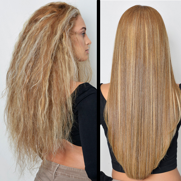 Keratin-Treated Hair